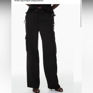 WILFRED ARITZIA CREPE CARGO PANTS